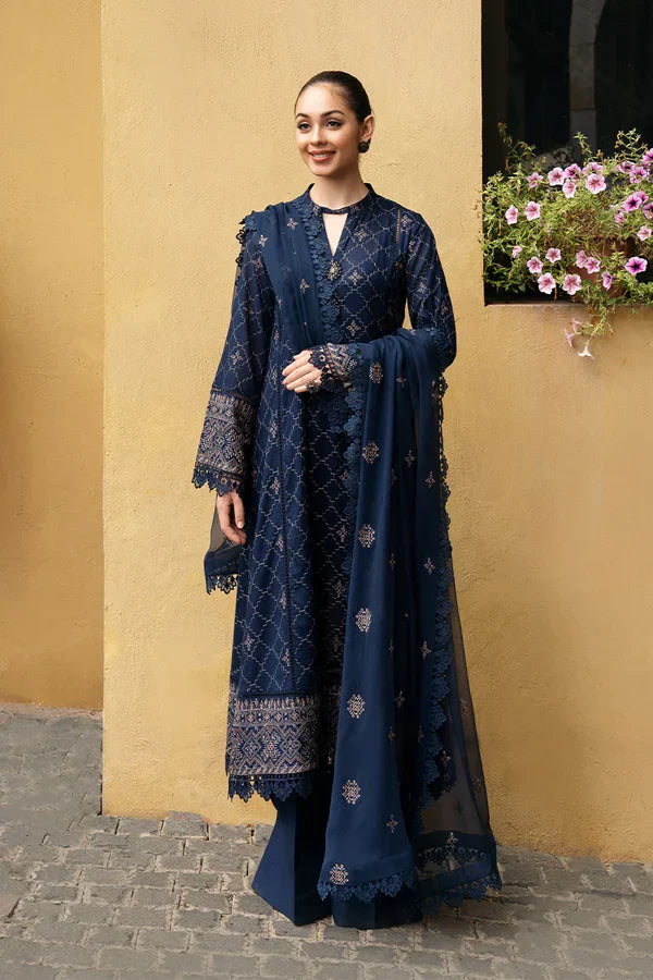 PREMIUM LAWN 3PC EMBROIDERED DRESS EMBROIDERED DUPATTA D-5050