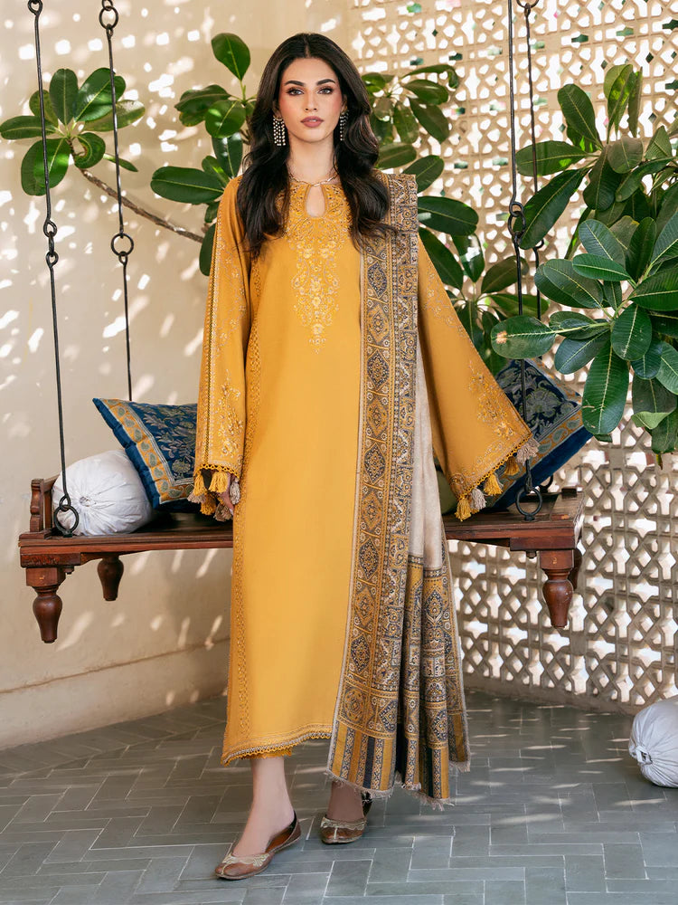 IZEL-Dhanak Embroidered Suit DN-2095