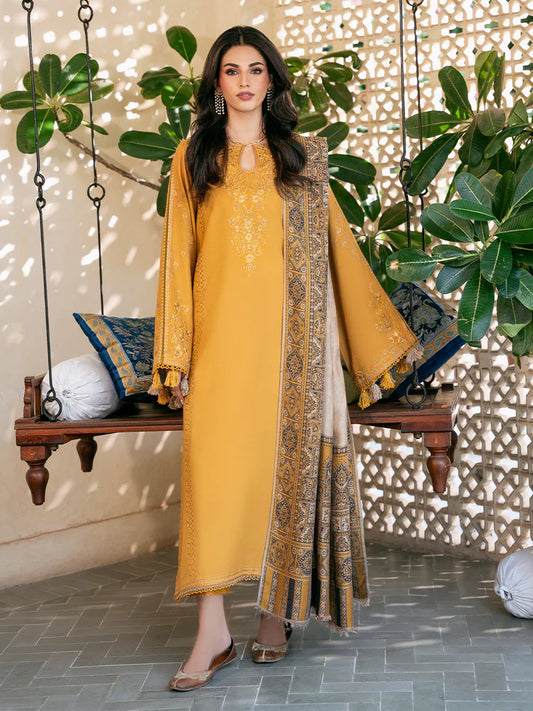 IZEL-Dhanak Embroidered Suit DN-2095