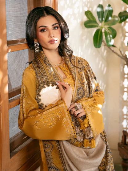 IZEL-Dhanak Embroidered Suit DN-2095
