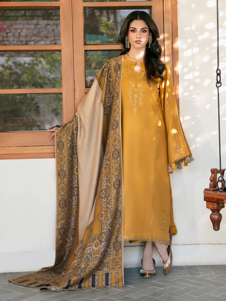 IZEL-Dhanak Embroidered Suit DN-2095
