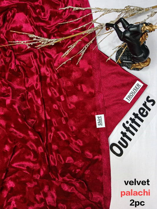 OUTFITTERS SHINING PLACHI-VALVET 2PC VL-9027